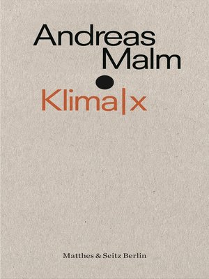 cover image of Klima/x